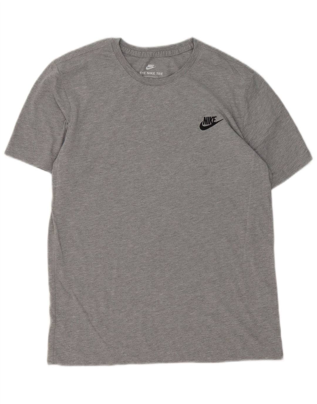 Nike Mens Athletic Cut T-Shirt Top Medium Grey Cotton