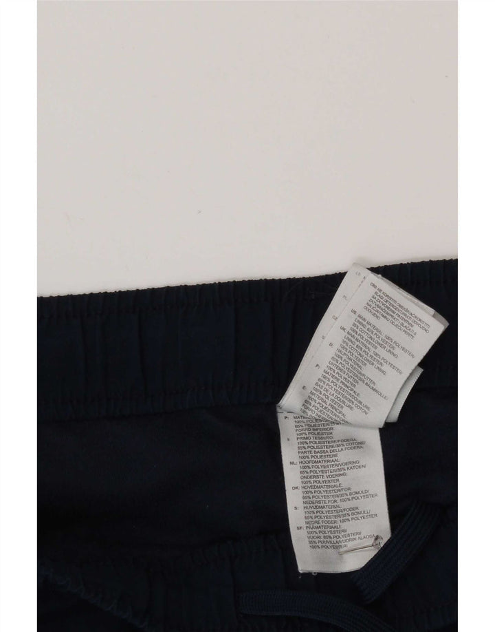 Adidas Mens Climalite Tracksuit Trousers Medium Navy Blue Polyester