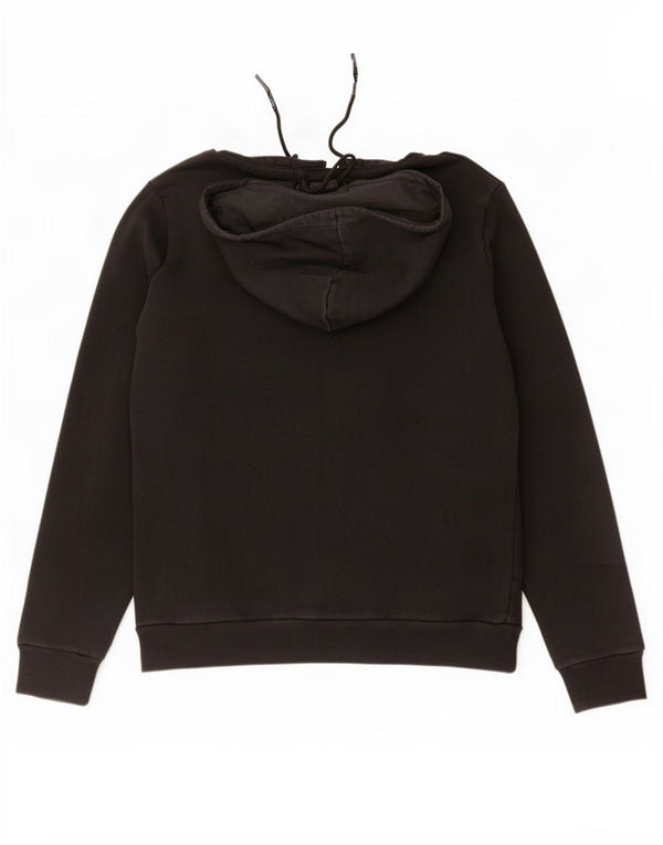 Puma Womens Hoodie Jumper UK 16 Large Black Cotton