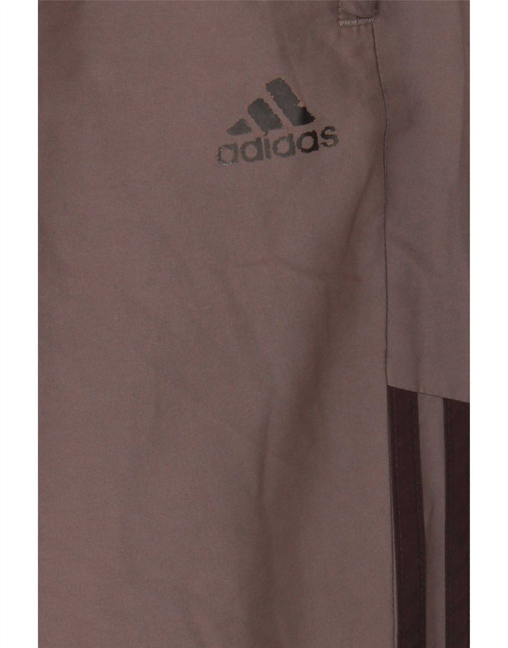 Adidas Mens Tracksuit Trousers Joggers Medium Grey Polyester