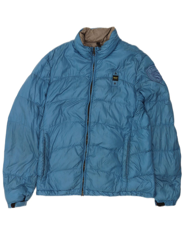 Blauer Mens Padded Jacket UK 40 Large Blue Polyamide
