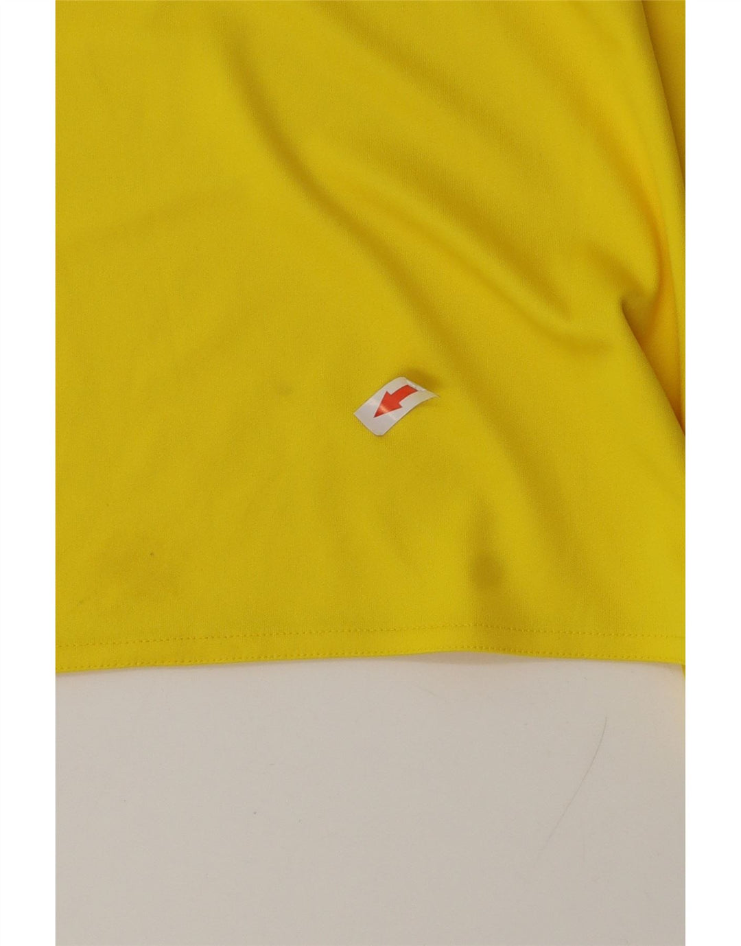 Adidas Mens Climalite Graphic T-Shirt Top Medium Yellow Polyester