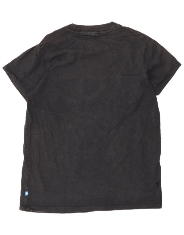 Adidas Mens Graphic T-Shirt Top Large Black Cotton