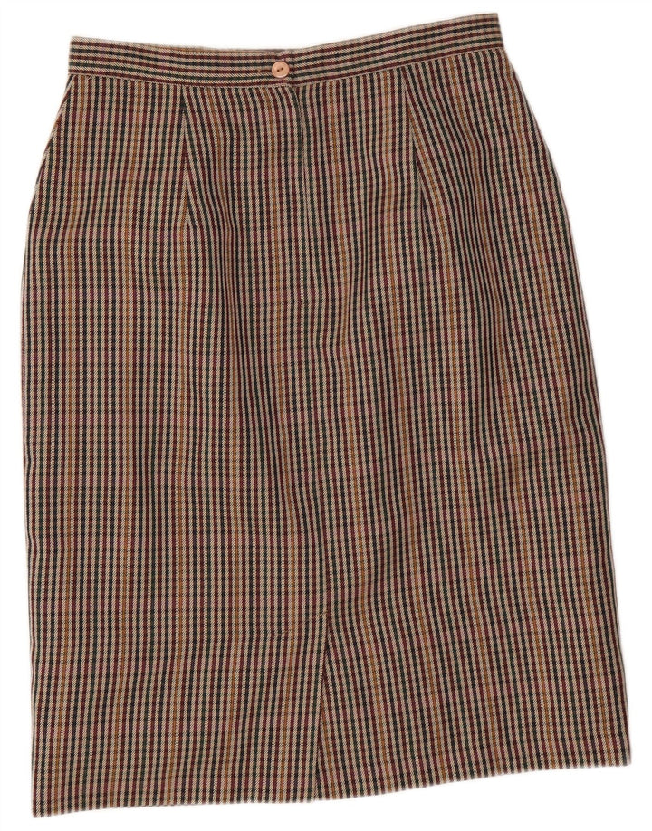 Berkertex  Womens Straight Skirt W28 Medium Multicoloured Houndstooth