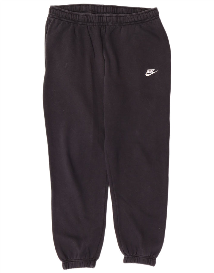 NIKE Mens Tracksuit Trousers Joggers XL Black Cotton