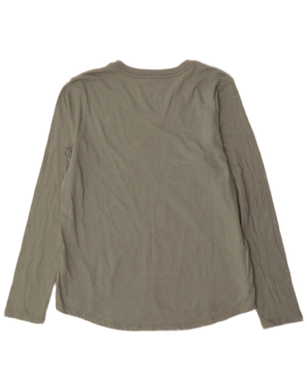 Carhartt Womens Relaxed Fit Top Long Sleeve US 16/18 XL Green Cotton