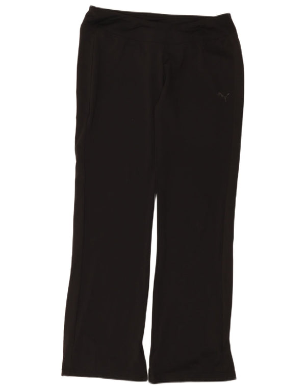 Puma Womens Tracksuit Trousers UK 16 Large  Black Polyester