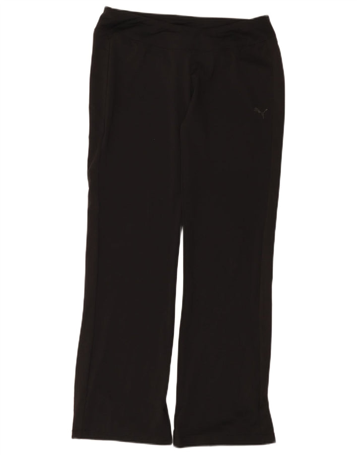 Puma Womens Tracksuit Trousers UK 16 Large  Black Polyester