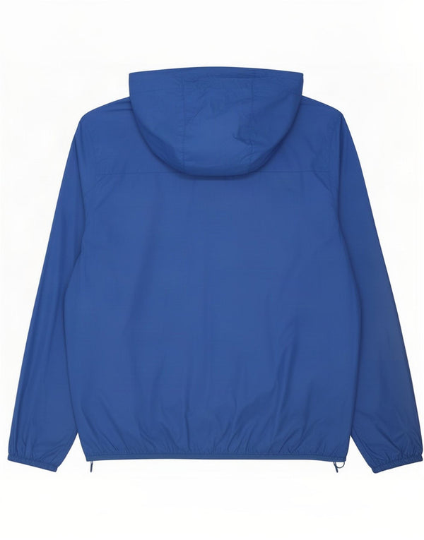 Tommy Hilfiger Mens Hooded Rain Jacket UK 42 XL Blue Nylon