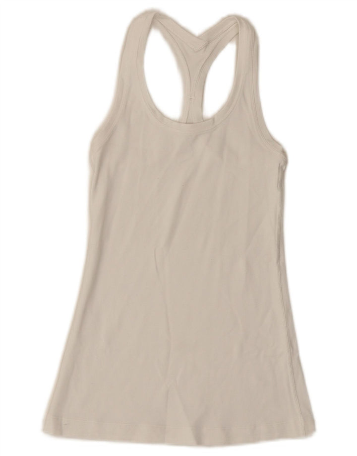 Lululemon Womens Vest Top UK 4 XS White