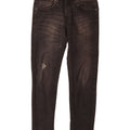 Carrera Mens Distressed Slim Jeans W31 L32 Grey Cotton
