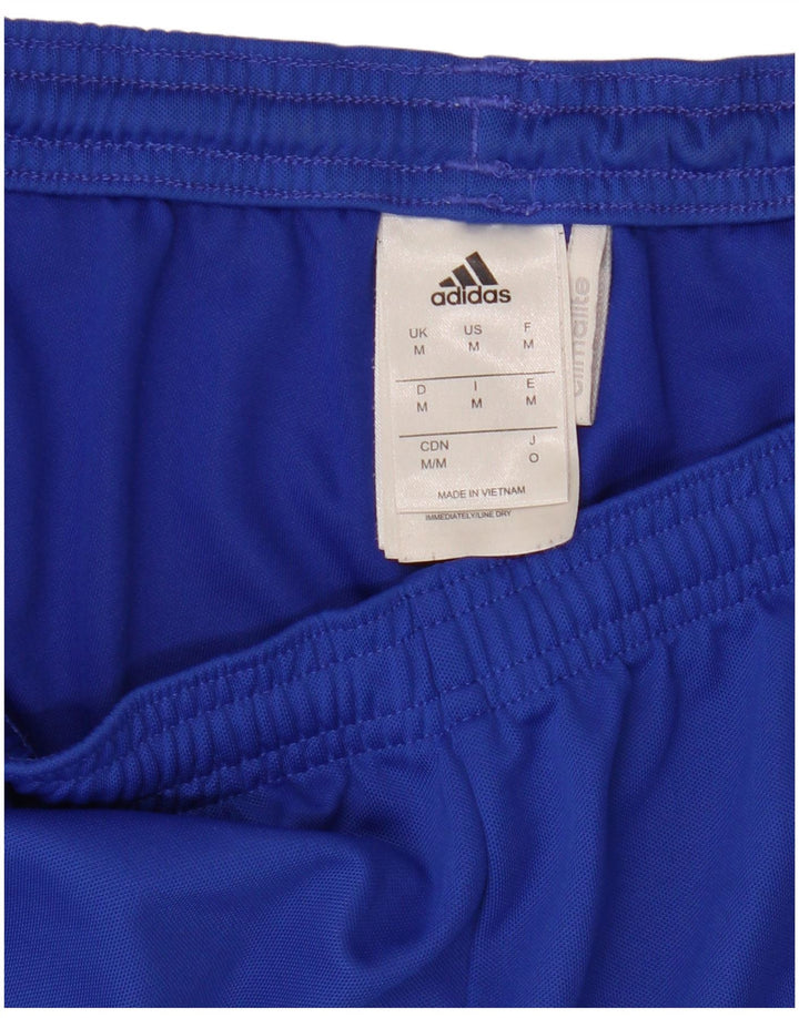 Adidas Mens Climalite Sport Shorts Medium  Blue Polyester