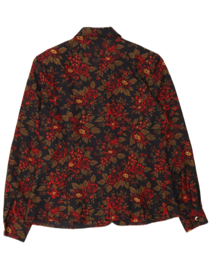 EASTEX Womens Shirt Blouse UK 12 Medium  Multicoloured Floral Polyester
