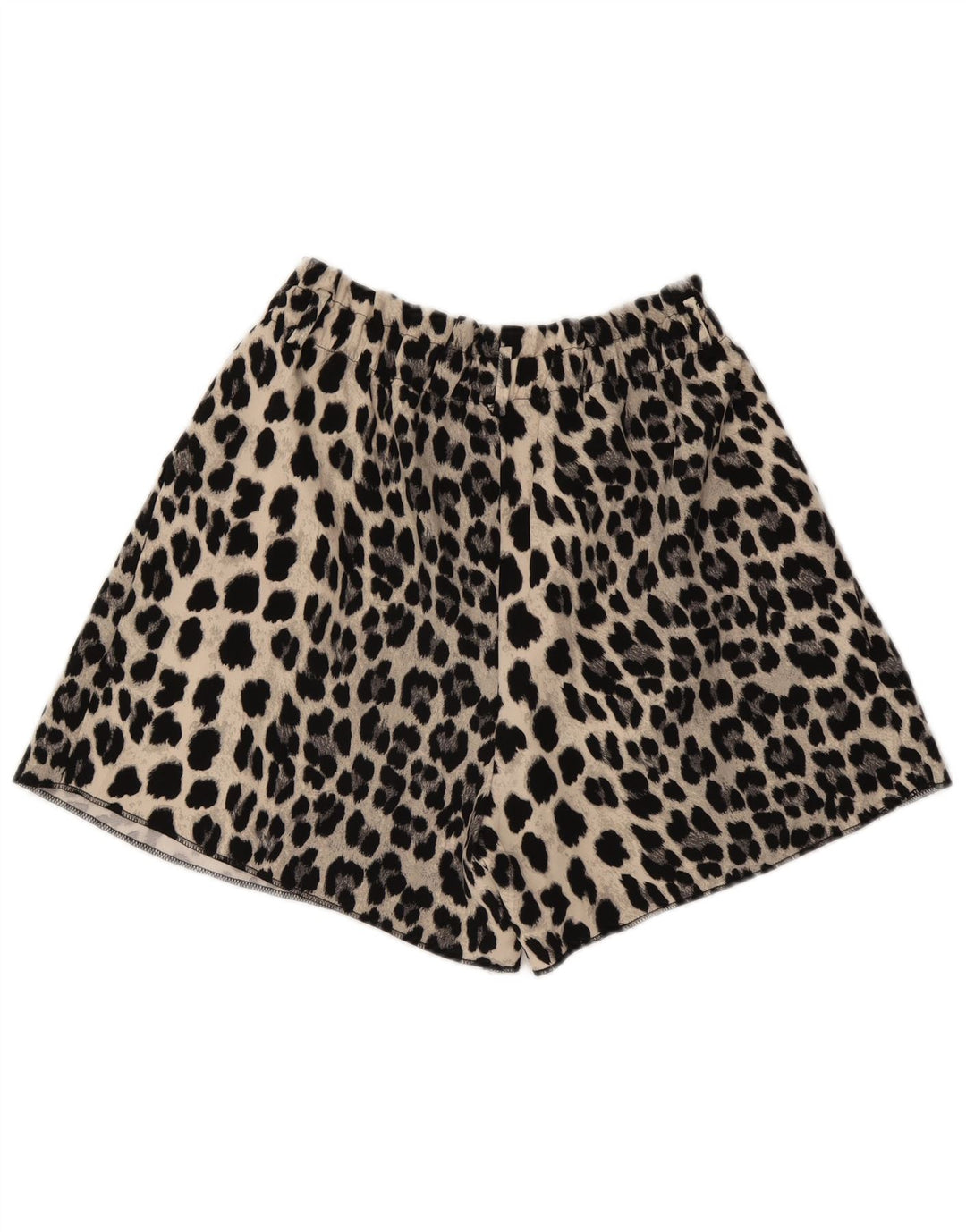 Zara Womens Shorts Large W32  Grey Animal Print Polyester