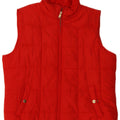 Chaps Womens Padded Gilet UK 16 Large Red Polyester