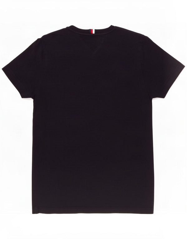 Tommy Hilfiger Mens Graphic T-Shirt Top Medium Navy Blue Cotton