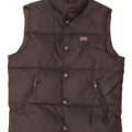 Napapijri Boys Graphic Padded Gilet 9-10 Years Brown Polyamide