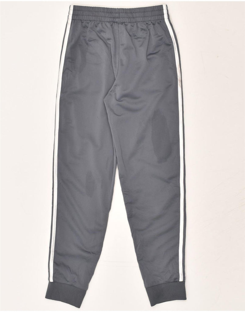 ADIDAS Boys Tracksuit Trousers Joggers 10-11 Years Medium Grey Polyester | Vintage Adidas | Thrift | Second-Hand Adidas | Used Clothing | Messina Hembry 