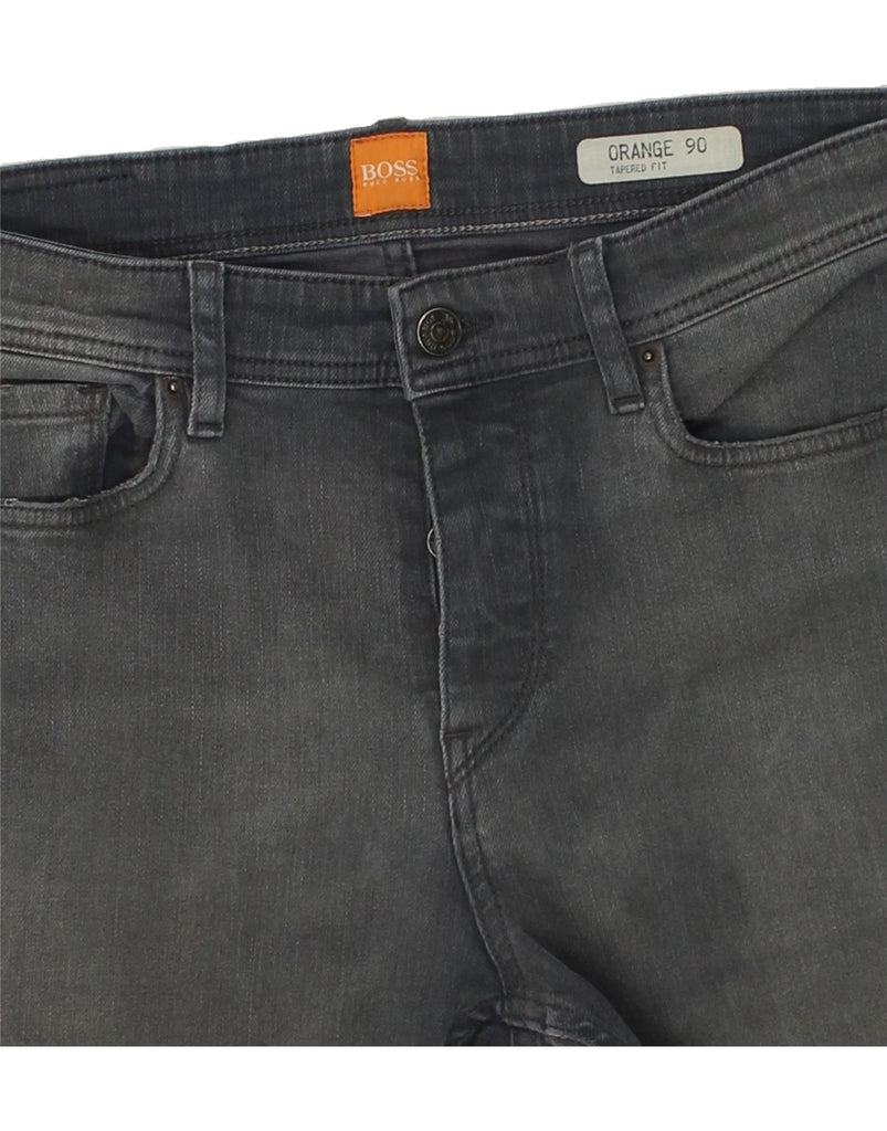 HUGO BOSS Mens Tapered Jeans W32 L33  Grey | Vintage Hugo Boss | Thrift | Second-Hand Hugo Boss | Used Clothing | Messina Hembry 
