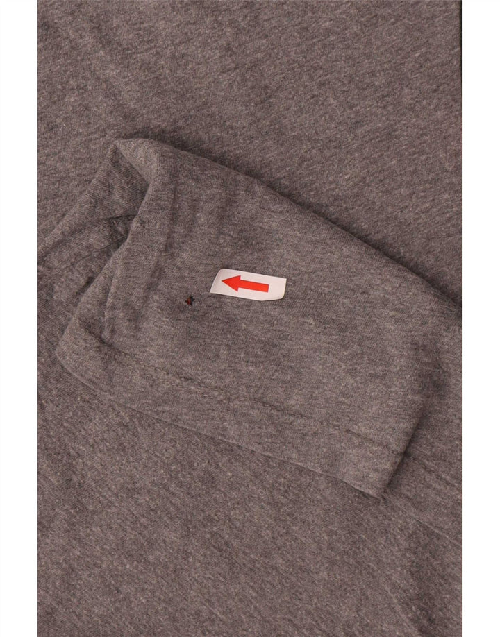 Superdry Mens T-Shirt Top 2XL Grey Colourblock Cotton