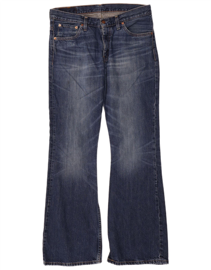 Levi's Mens 516 Bootcut Jeans W34 L33 Blue Cotton