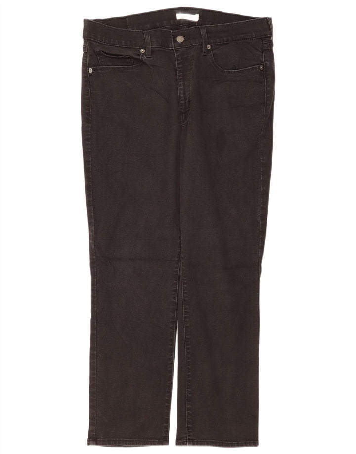 Levi's Womens Classic Straight Jeans US 14 XL W32 L28 Black