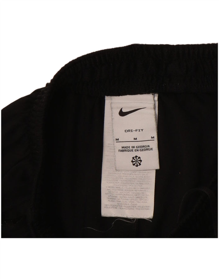 Nike Mens Dri Fit Tracksuit Trousers Medium Black Colourblock Polyester