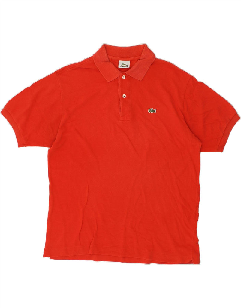 LACOSTE Mens Polo Shirt Size 5 Large Orange Cotton | Vintage Lacoste | Thrift | Second-Hand Lacoste | Used Clothing | Messina Hembry 