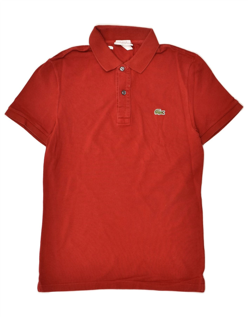 LACOSTE Mens Polo Shirt Size 3 Small Red | Vintage Lacoste | Thrift | Second-Hand Lacoste | Used Clothing | Messina Hembry 