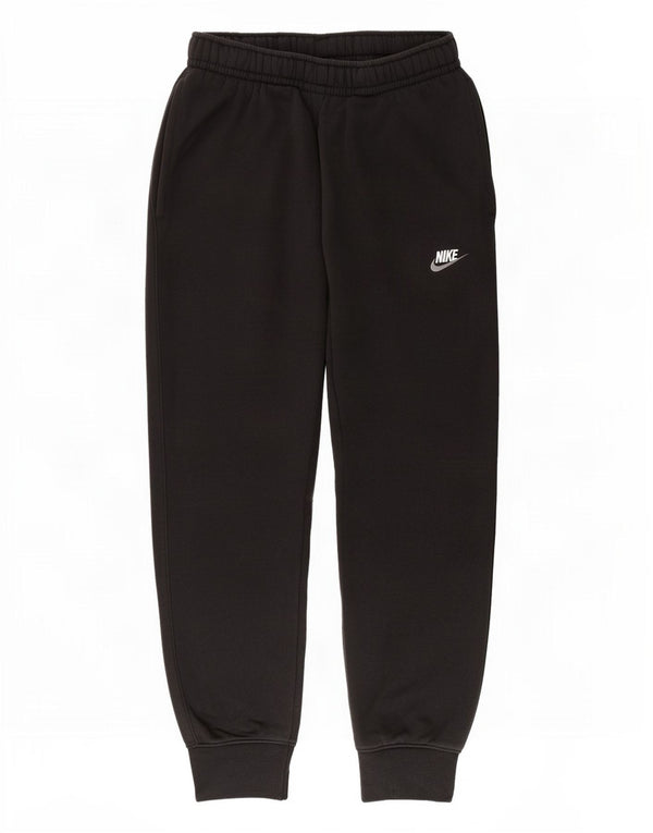 Nike Mens Tracksuit Trousers Joggers Small Black Cotton