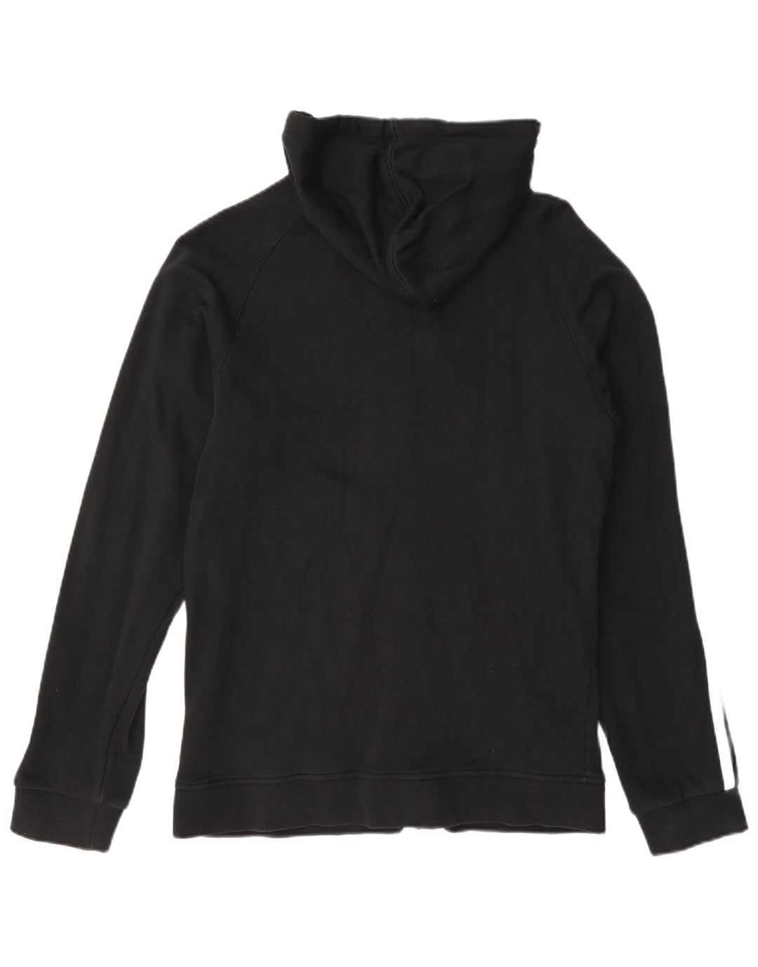 Adidas Mens Zip Hoodie Sweater Small Black Cotton