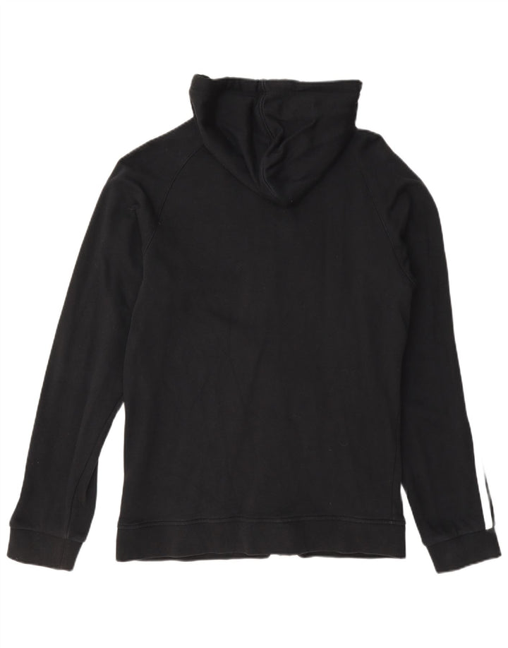 Adidas Mens Zip Hoodie Sweater Small Black Cotton
