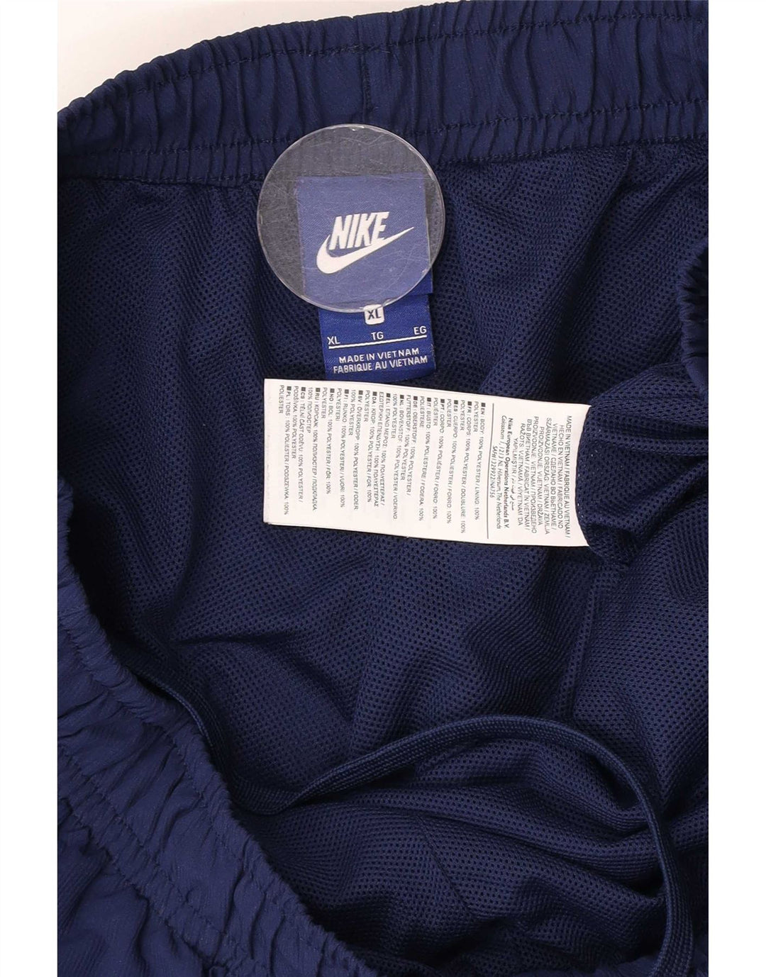 Nike Mens Tracksuit Trousers Joggers XL Navy Blue Polyester