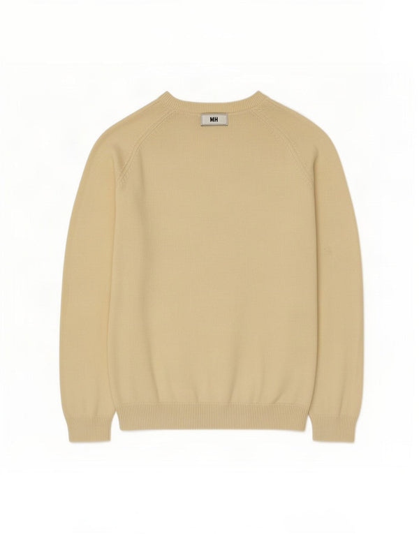 Zara Womens Oversized Boat Neck Jumper Sweater UK 14 Medium Yellow Cotton
