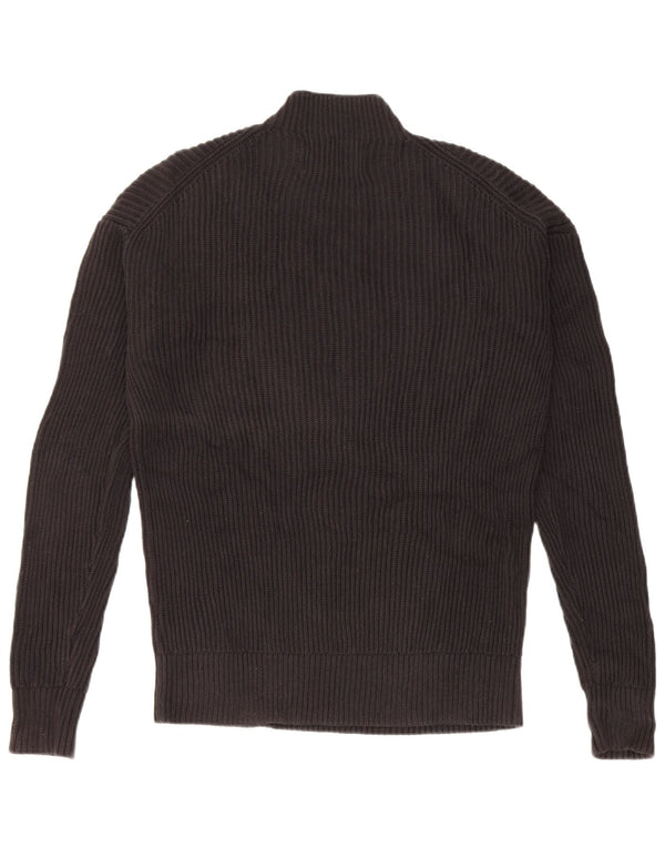 Calvin Klein Jeans Mens Turtle Neck Jumper Sweater Large Black