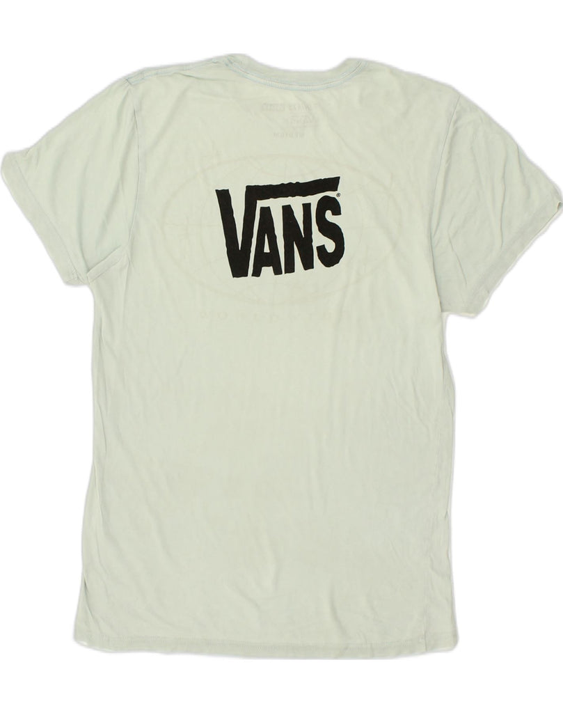 VANS Womens Graphic T-Shirt Top UK 12 Medium White Cotton | Vintage Vans | Thrift | Second-Hand Vans | Used Clothing | Messina Hembry 