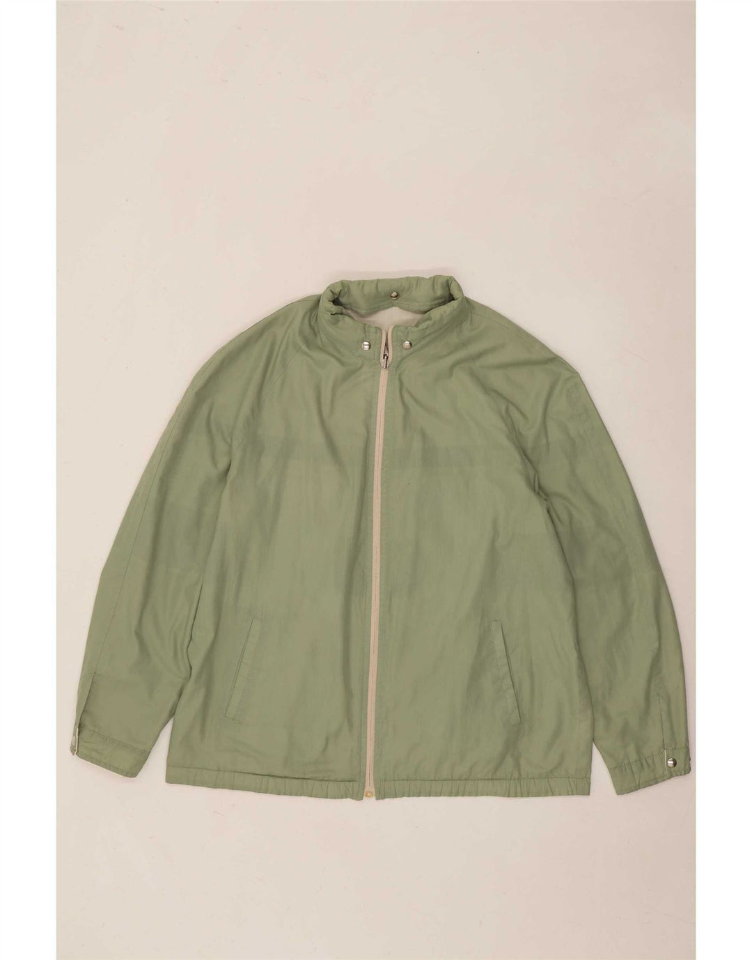 Vintage Mens Hooded Reversible Jacket IT 52 XL Green Colourblock