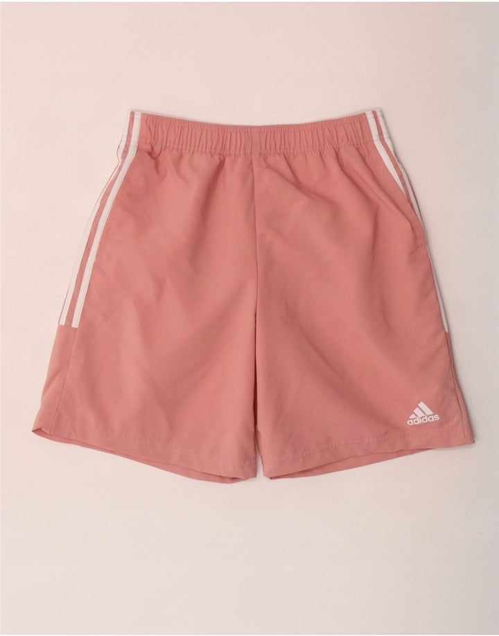 Adidas Mens Sport Shorts Medium Pink Polyester