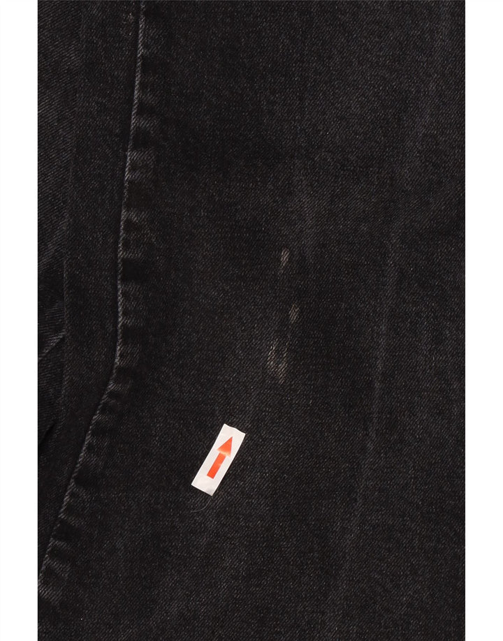Massimo Dutti Womens Bootcut Jeans EU 36 XS W26 L25 Black Cotton
