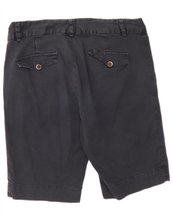 Zara Womens Chino Shorts Medium W28  Navy Blue