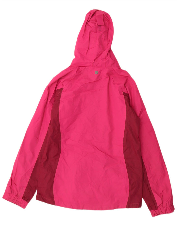 Mountain Warehouse Girls Windbreaker Jacket 12-13 Years Pink Colourblock