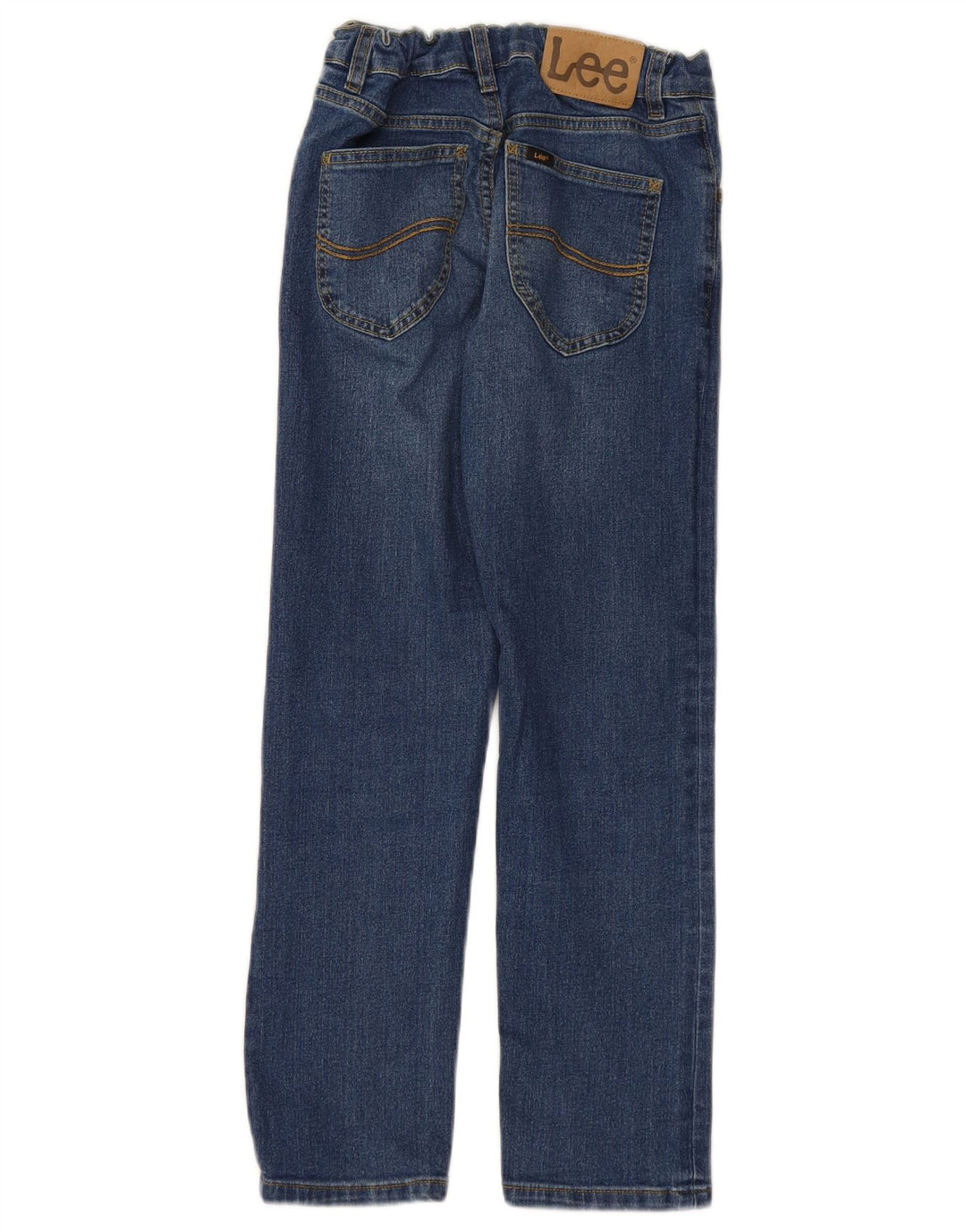 LEE Boys Straight Jeans 10-11 Years W22 L24 Blue Cotton