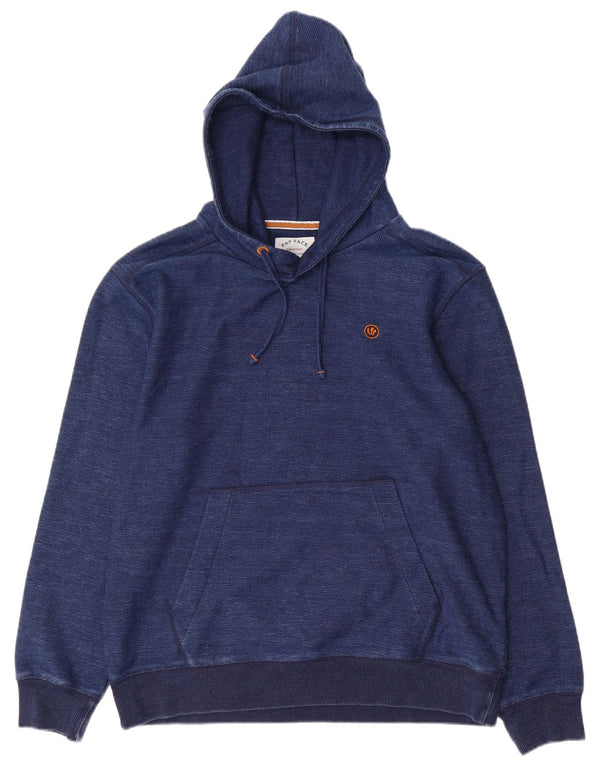 Fat Face Mens Hoodie Jumper Large Navy Blue Cotton