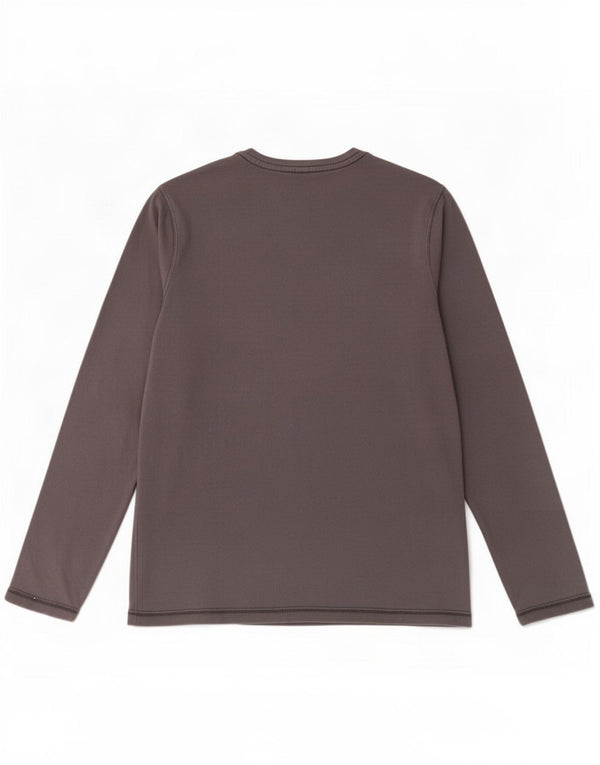 Napapijri Mens Graphic Top Long Sleeve Medium Grey Cotton