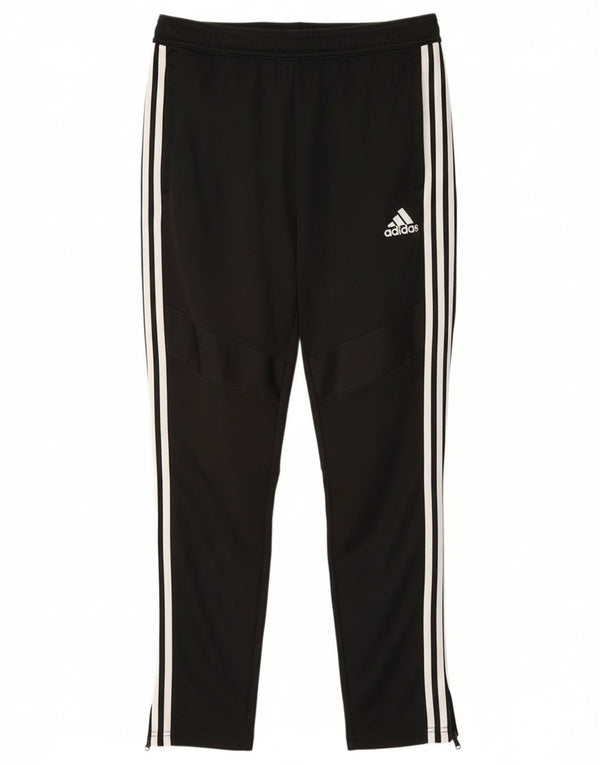 Adidas Mens Tracksuit Trousers Medium Black Polyester