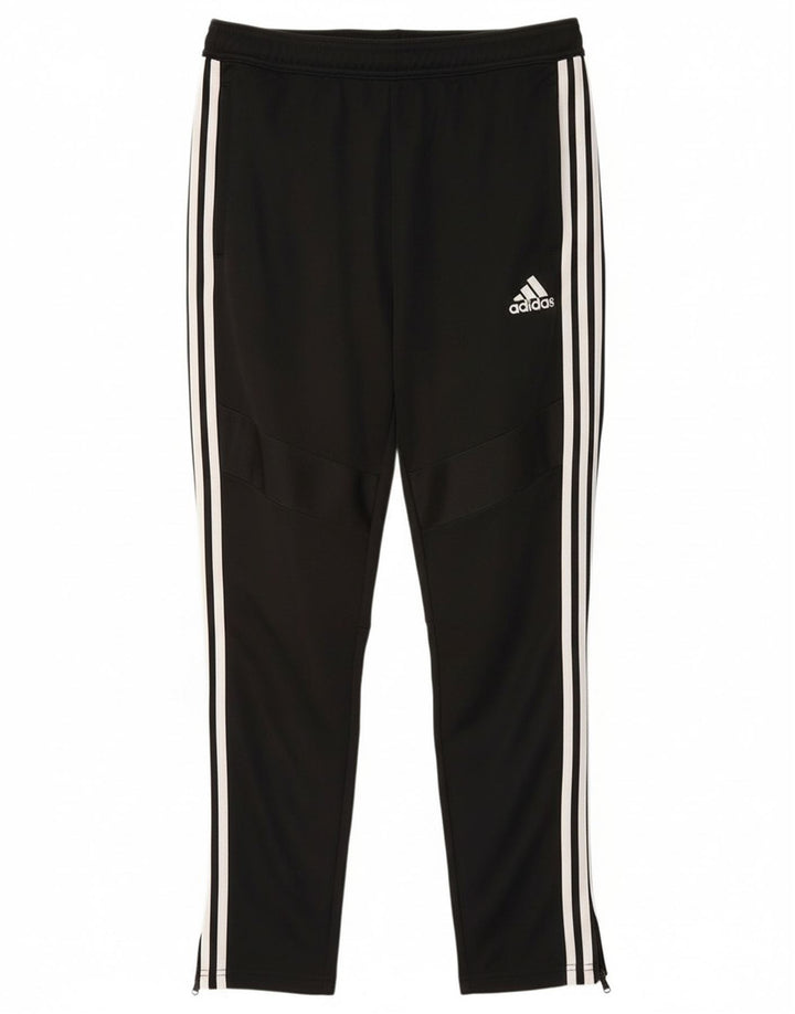 Adidas Mens Tracksuit Trousers Medium Black Polyester