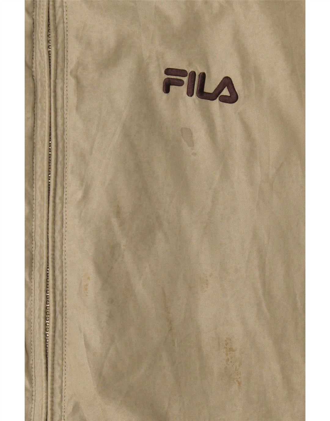 Fila Mens Rain Jacket UK 40 Large Grey Polyester