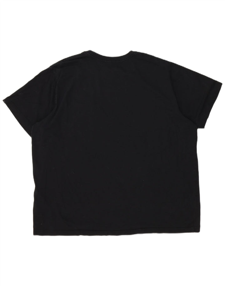 Eddie Bauer Mens T-Shirt Top 3XL Black Cotton
