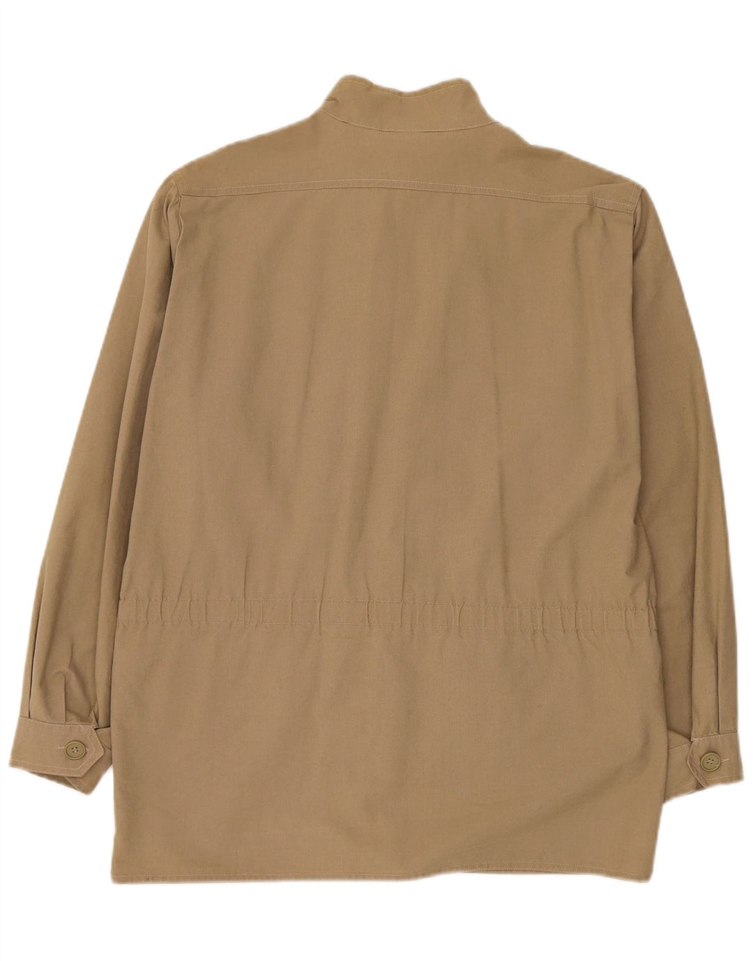 Vintage Mens Utility Jacket EU 48 Medium Khaki Cotton