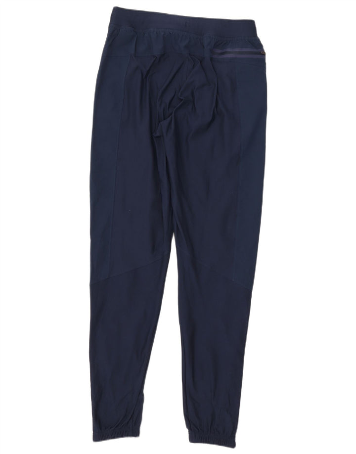Under Armour Mens Tracksuit Trousers Joggers Medium Navy Blue Elastane